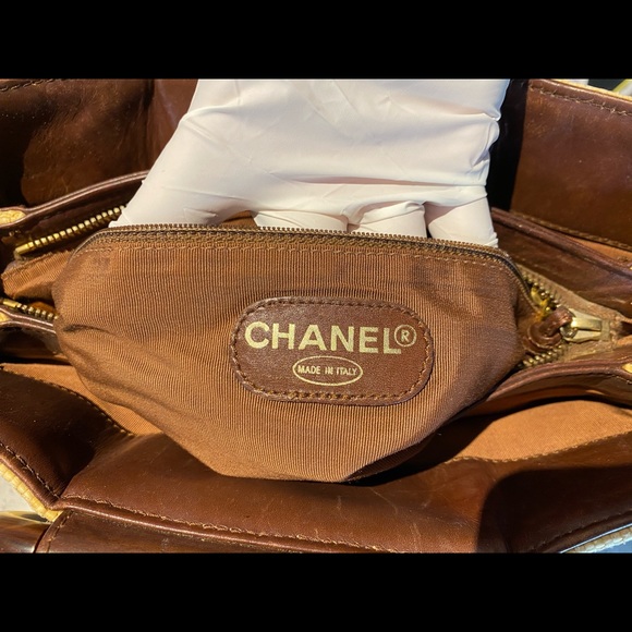 Authentic CHANEL straw braid bag - Picture 4 of 6